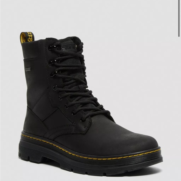 Dr. Martens Black Ankle-High Leather Boots - Picture 2 of 6